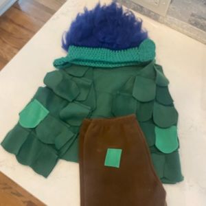 Trolls Branch Halloween costume (it was custom made to fit a 5T boy)